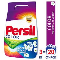 Стиральный порошок автомат PERSIL Color "Свежесть от Vernel", 3 кг