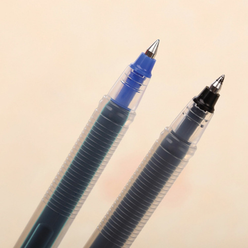 Ручка гелевая PILOT "Super Gel", корпус прозрачный, узел 0,5 мм, линия письма 0,3 мм, синяя фото 5