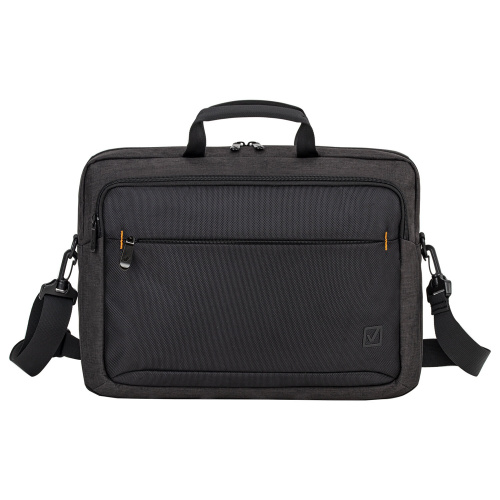 Сумка-портфель BRAUBERG "Pragmatic", 30х42х8 см, с отделением для ноутбука 15,6", серо-черная фото 8