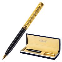 Ручка подарочная шариковая GALANT "Empire Gold", корпус черный с золотистым, синяя
