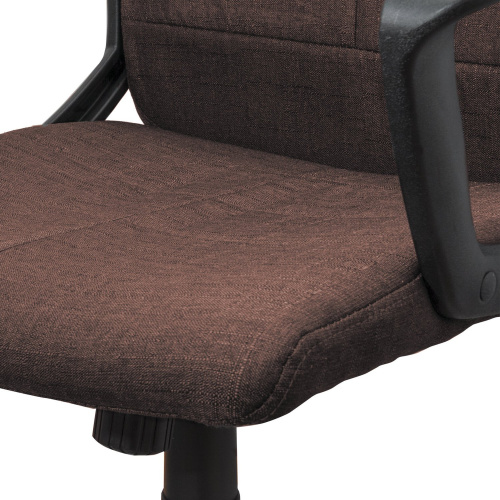Кресло офисное BRABIX "Focus EX-518", ткань, коричневое фото 6