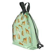 Мешок для обуви ЮНЛАНДИЯ, с ручками, боковой карман на молнии, 46х36 см, "Wild Cats", 271614