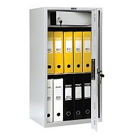 Шкаф металлический для документов AIKO "SL- 87Т", 870х460х340 мм, 21 кг, светло-серый