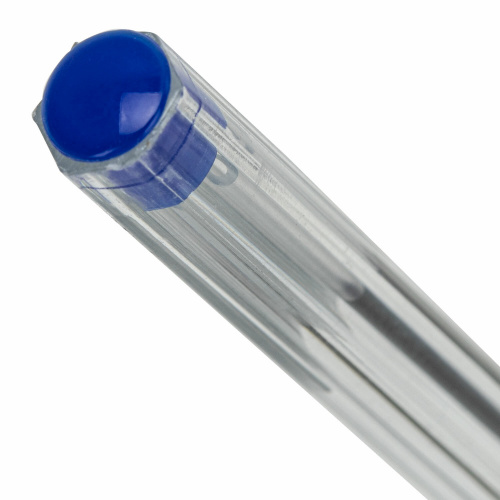 Ручка шариковая STAFF "Basic Budget BP-04", синяя, ВЫГОДНАЯ УПАКОВКА, КОМПЛЕКТ 50 штук фото 2