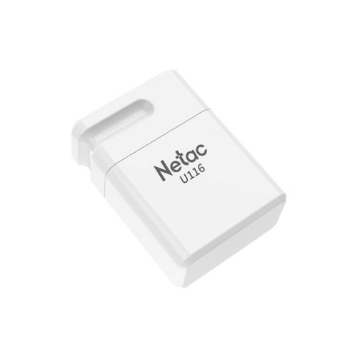 Флеш-диск 64 GB NETAC U116, USB 2.0, белый, NT03U116N-064G-20WH фото 2