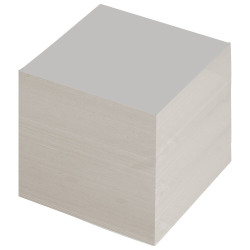 Блок для записей STAFF, непроклеенный, куб 9х9х9 см, белизна фото 6