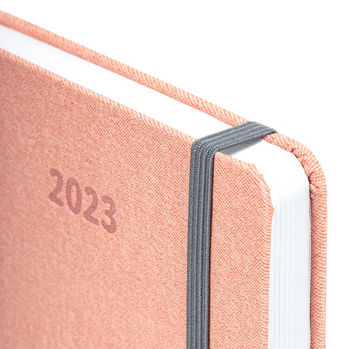 Ежедневник датированный 2023 BRAUBERG "Mosaic", А5, 138x213 мм, под кожу, розовый фото 7
