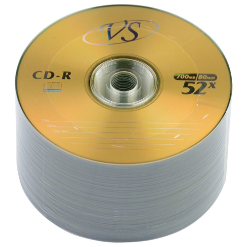 Диски CD-R VS, 700 Mb, 52x, 50 шт. фото 3