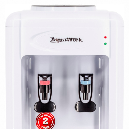Кулер-водонагреватель AQUA WORK 0.7-TKR, настольный, 2 крана, белый/черный, без охлаждения фото 9