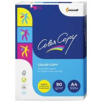 Бумага COLOR COPY, А4, 90 г/м2, 500 л., для полноцветной лазерной печати, А++, Австрия, 161%