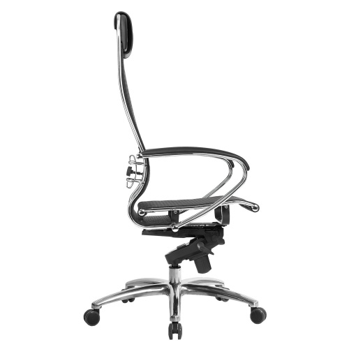 Кресло офисное МЕТТА "SAMURAI" S-1.04, сверхпрочная ткань-сетка, черное фото 3