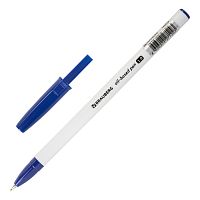 Ручка шариковая масляная BRAUBERG Stick Medium, линия письма 0,5 мм, синяя