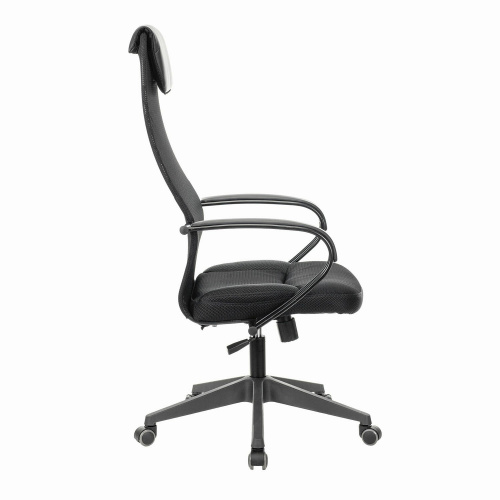 Кресло офисное BRABIX PREMIUM "Stalker EX-608 PL", ткань-сетка/кожзам, черное фото 5