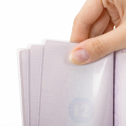 Обложка-чехол для защиты каждой страницы паспорта STAFF, 20 штук, ПВХ, прозрачная фото 6