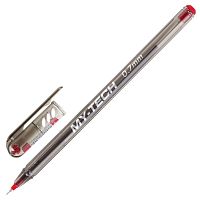 Ручка шариковая масляная PENSAN "My-Tech", линия письма 0,35 мм, красная
