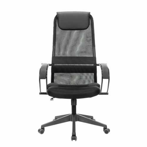 Кресло офисное BRABIX PREMIUM "Stalker EX-608 PL", ткань-сетка/кожзам, черное фото 6