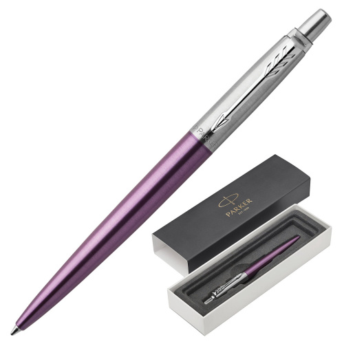 Ручка шариковая PARKER "Jotter Core Victoria Violet CT", корпус фиолетовый, синяя