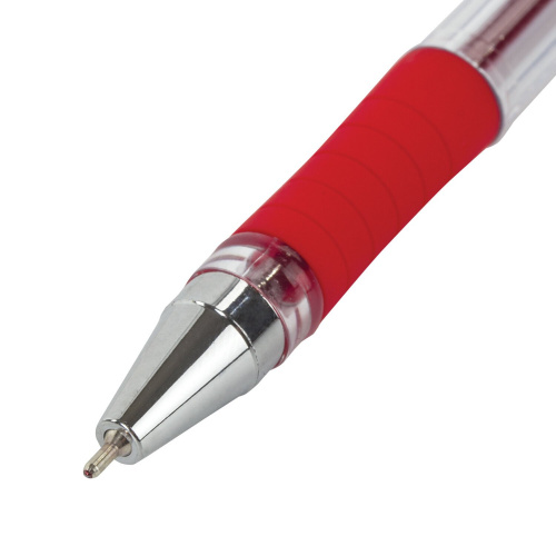 Ручка шариковая масляная с грипом BRAUBERG "Model-XL" ORIGINAL, линия письма 0,35 мм, красная фото 7