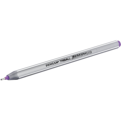 Ручки шариковые масляные PENSAN "Triball Colored", 8 шт., линия письма 0,5 мм, ассорти фото 7