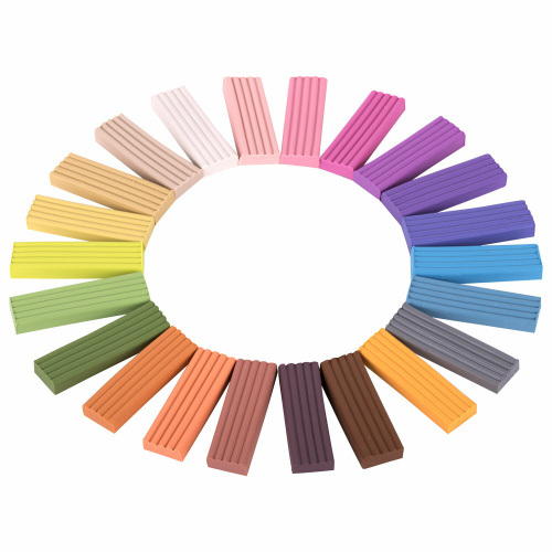 Пластилин классический пастельные цвета BRAUBERG KIDS, 22 цвета, 330 г, стек фото 3
