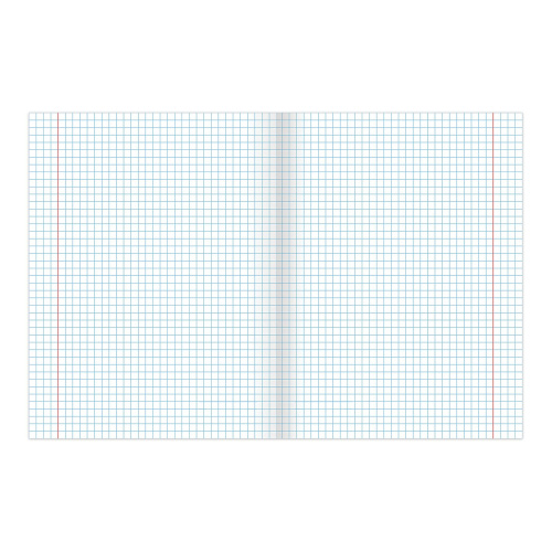Тетрадь BRAUBERG ЭКО "5-КА", 18 л., клетка, обложка плотная мелованная бумага, синяя фото 3