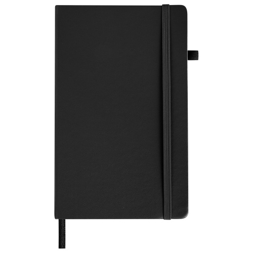 Скетчбук, черная бумага 140 г/м2 130х210 мм, 80 л., КОЖЗАМ, резинка, карман, BRAUBERG ART, черный фото 5