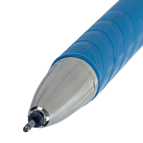 Ручка гелевая STAFF "College", корпус синий, линия письма 0,3 мм, синяя фото 3