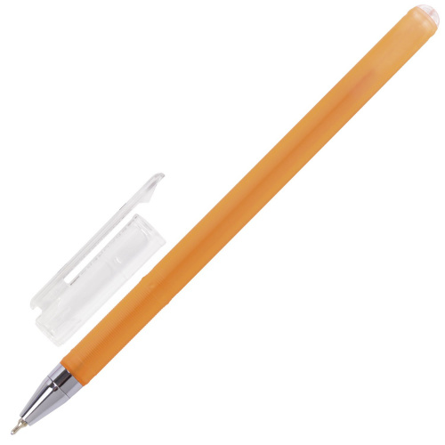 Ручка шариковая масляная BRAUBERG "FRUITY ST", корпус soft touch, линия письма 0,35 мм, синяя фото 8