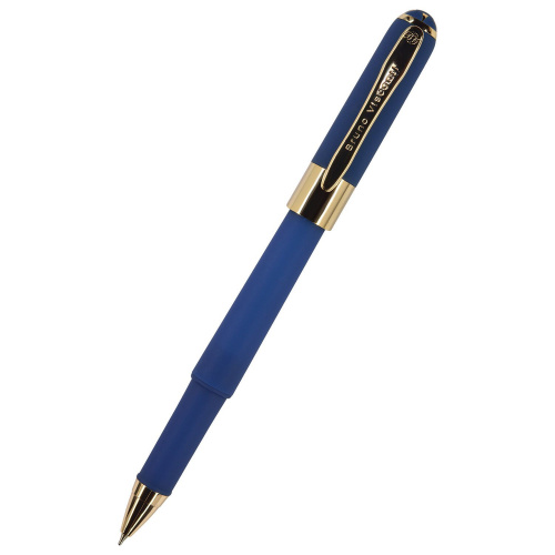 Ручка шариковая BRUNO VISCONTI, темно-синий корпус, линия 0,3 мм, синяя фото 2