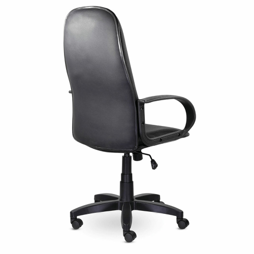 Кресло офисное BRABIX "Praktik EX-279", ткань JP/кожзам, серое фото 10