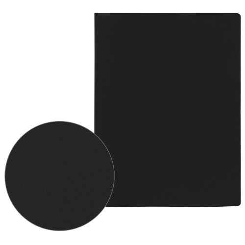 Папка на 2 кольцах STAFF, 21 мм, до 170 листов, 0,5 мм, черная фото 6