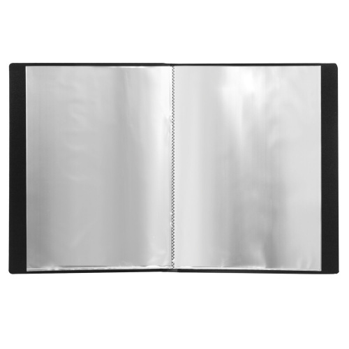 Папка BRAUBERG, 20 вкладышей,  0,6 мм, стандарт, черная фото 7