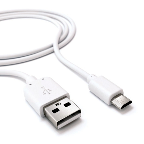 Зарядное устройство сетевое RED LINE NT-2A, кабель microUSB, 2 порта USB, выходной ток 2,1 А, белое фото 2