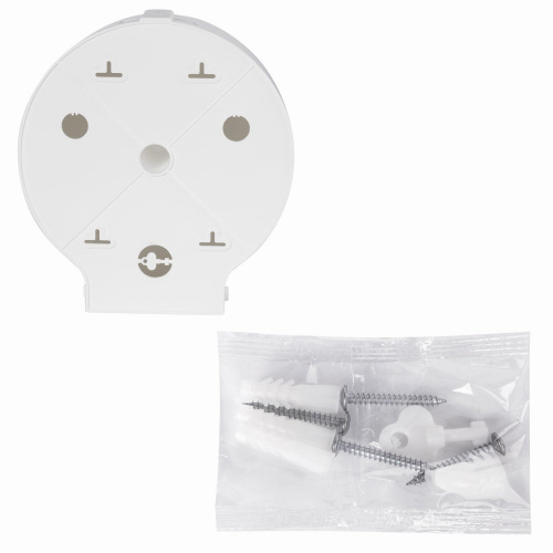 Диспенсер для туалетной бумаги LAIMA PROFESSIONAL ORIGINAL, белый, ABS-пластик фото 8