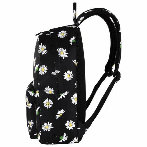 Рюкзак BRAUBERG DREAM "Camomile", 42х26х14 см, с карманом для ноутбука, эргономичный фото 5