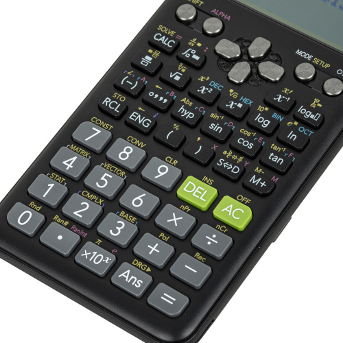 Калькулятор инженерный CASIO, 162х77 мм, 417 функций, двойное питание, сертифицирован для ЕГЭ фото 5