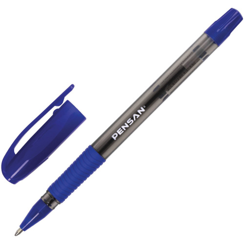 Ручка шариковая масляная с грипом PENSAN "Sign-Up", классические цвета, ассорти, линия письма 0,8 мм фото 6