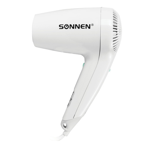 Фен для волос настенный SONNEN HD-1288D, 1200 Вт, пластиковый корпус, 4 скорости, белый фото 9