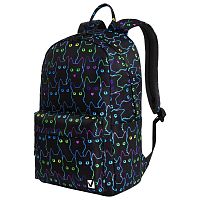 Рюкзак BRAUBERG DREAM "Neon cats", 42х26х14 см, с карманом для ноутбука, эргономичный
