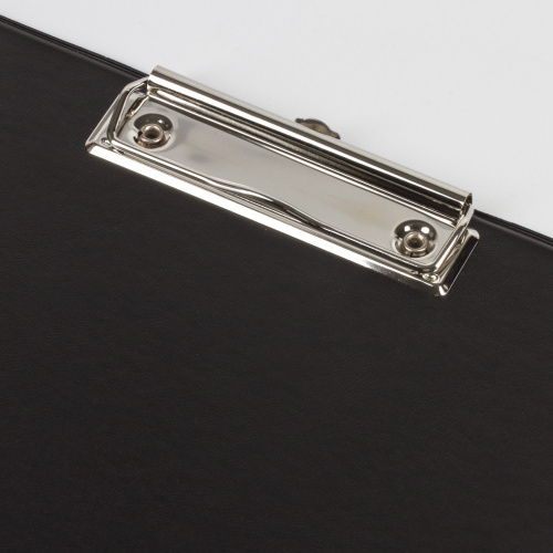 Доска-планшет ОФИСМАГ, А4, с прижимом, черная фото 3