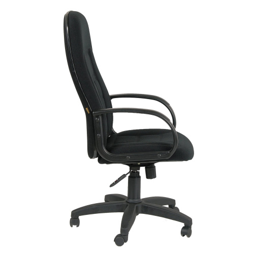 Кресло офисное FELLOWES "Универсал", ткань, черное фото 4