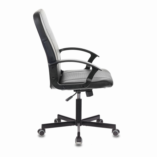 Кресло офисное BRABIX "Simple EX-521", компактная упаковка, экокожа, черное фото 10