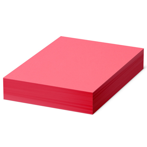 Бумага цветная BRAUBERG, А4, 80 г/м2, 500 л., интенсив, красная, для офисной техники фото 6