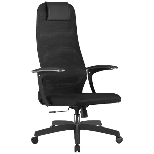 Кресло офисное BRABIX PREMIUM "Ultimate EX-801" пластик, плотная двойная сетка Х2, черное, 532922 фото 2