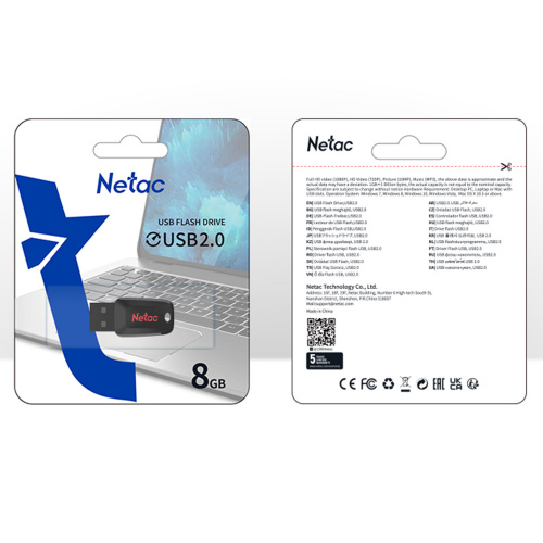 Флеш-диск 8GB NETAC U197, USB 2.0, черный, NT03U197N-008G-20BK фото 6