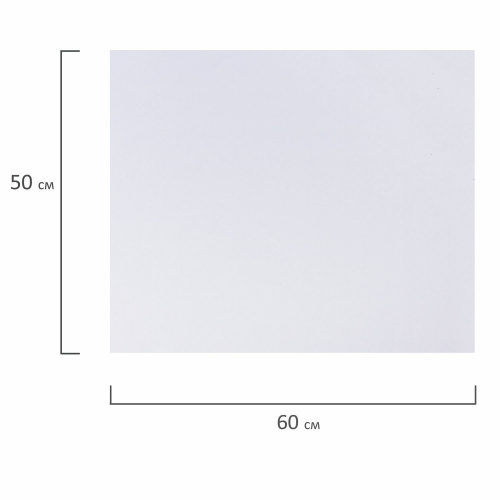 Холст на картоне BRAUBERG ART CLASSIC, 50*60см, грунтованный, 100% хлопок, мелкое зерно фото 4