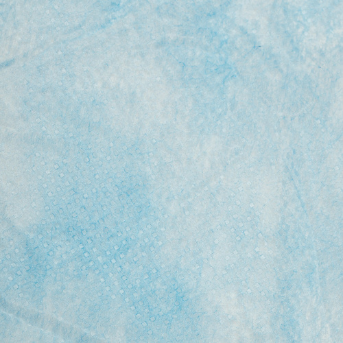 Халат одноразовый голубой на кнопках КОМПЛЕКТ 10 шт., XL, 110 см, резинка, 25 г/м2, СНАБЛАЙН фото 4