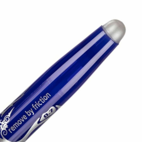 Ручки стираемые гелевые с грипом PILOT "Frixion", 2 шт., линия письма 0,35 мм, синие фото 2