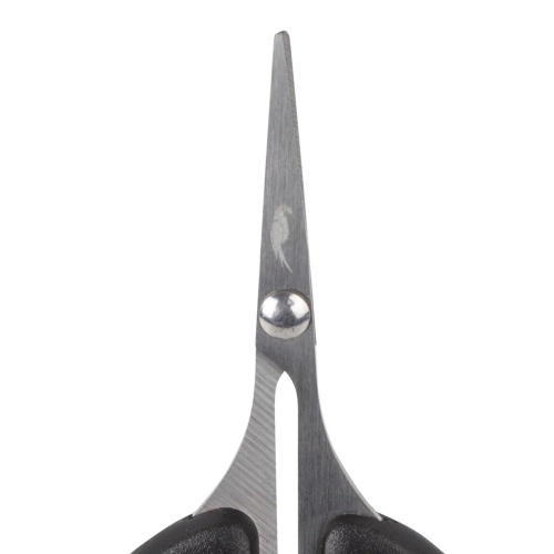Ножницы для хобби и рукоделия ОСТРОВ СОКРОВИЩ, 105 мм, классической формы, черные фото 7