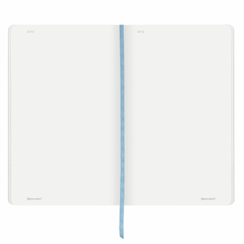 Блокнот-скетчбук BRAUBERG ULTRA, А5 (130х210 мм), под кожу, 80 г/м2, 96 л., без линовки, голубой фото 5
